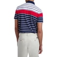 thumbnail image 2 of Chaps Men's & Big Men's Performance Golf Striped Polo, Up to 3XL, 2 of 2