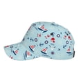 thumbnail image 5 of Balery Baseball Cap Adjustable Size for Running Workouts and Outdoor Activities All Seasons Dad Hat(Sailboats Anchors), 5 of 9