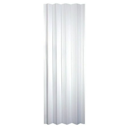 Homestyle Plaza Vinyl Folding Door fits 36"wide x 80"high Frost White