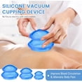 thumbnail image 4 of 6PCS Massage Cups, Cupping Set 3 Sizes, Blue Massage Cups for Cupping Therapy, Cupping without Fire, Suction Cups for Body, Massage Tools, Practical Presents (Blue), 4 of 7