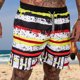thumbnail image 5 of Pantalones cortos de playa con estampado de colores de verano a la moda para hombre Fridja  fhjkhfk457782, 5 of 9