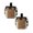 Coffee 2Pack, variant on 2Pcs Dog Treat Pouch Dog Training Treat Pouch for Pet Dog Treat Bags with Adjustable Waist Belt Shoulder Strap Poop Bag Dispenser Coffee Happy 2026!