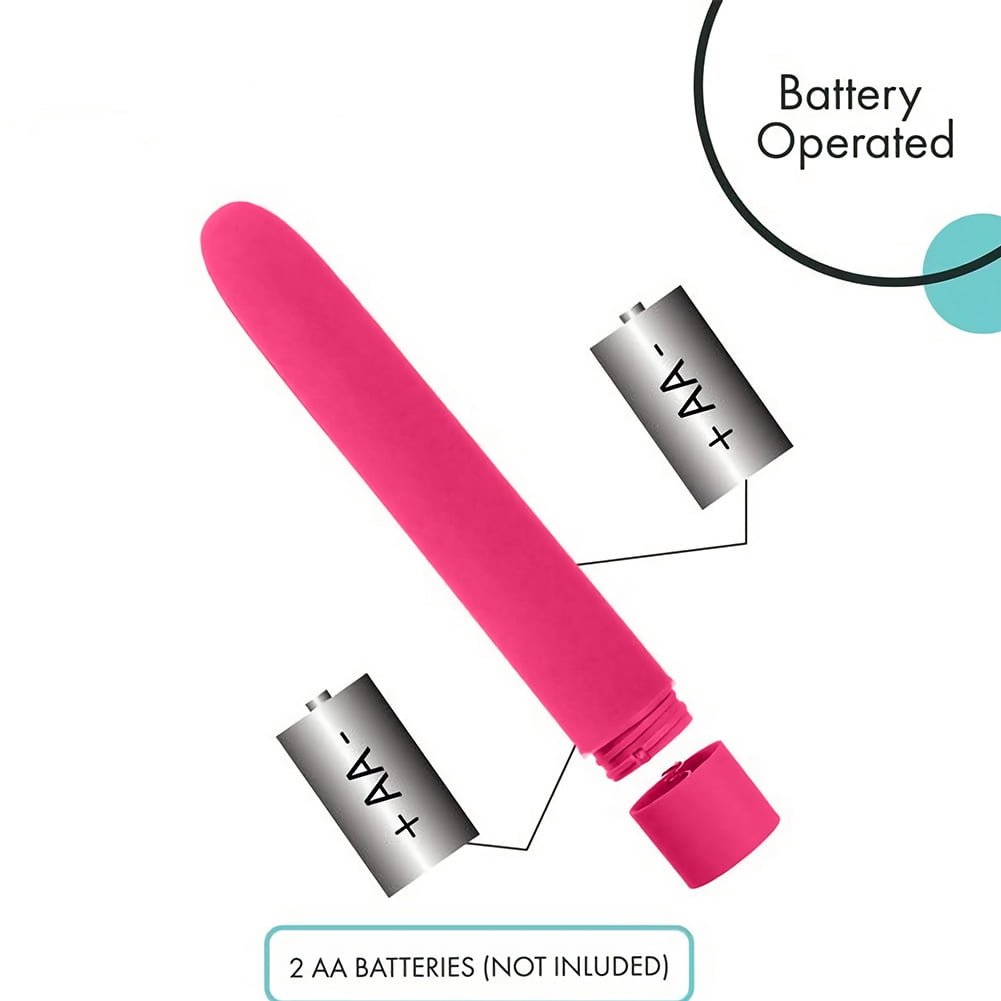 CENTEREL 7" Classic Vibrator 1 Button 10 Functions Water-Resistant Motor Adult Sex Toy-Pink