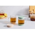 thumbnail image 2 of Ello Nova Shine 12oz Glass Mug with Lid, Sandbar, 2 of 7