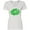 AA-White, variant on Inktastic St. Patrick's Day Lucky Lips with White Shamrock Women's V-Neck T-Shirt
