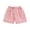 Pink, variant on REDARER Toddler Girls' Gingham Shorts Plaid Elastic Waist Breathable Linen Blend Summer Casual Bottoms,12-18 Months