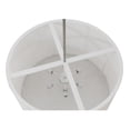 thumbnail image 2 of Meyda 145853 36 in. Cilindro White Textrene Pendant, White 62 Hardbacked Nickel, 2 of 7