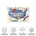 thumbnail image 3 of Veronique Charron 'Love and Liberty I' Outdoor All-Weather Wall Decor, 3 of 3