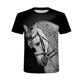 Sudadera Con Diseño De Caballo Blanco 3 Unisex Con Estampado 3D