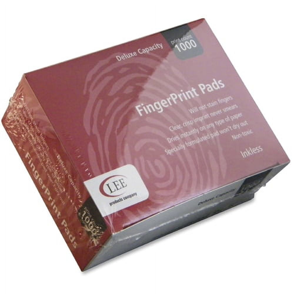 LEE, LEE03127, Inkless FingerPrint Pad, 12 / Dozen