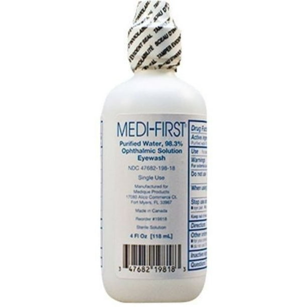 MediFirst Ophthalmic Solution Eyewash (4 oz 2 Bottles)