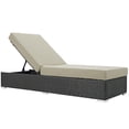 thumbnail image 2 of Modway Sojourn Outdoor Patio Sunbrella® Chaise Lounge in Canvas Antique Beige, 2 of 4