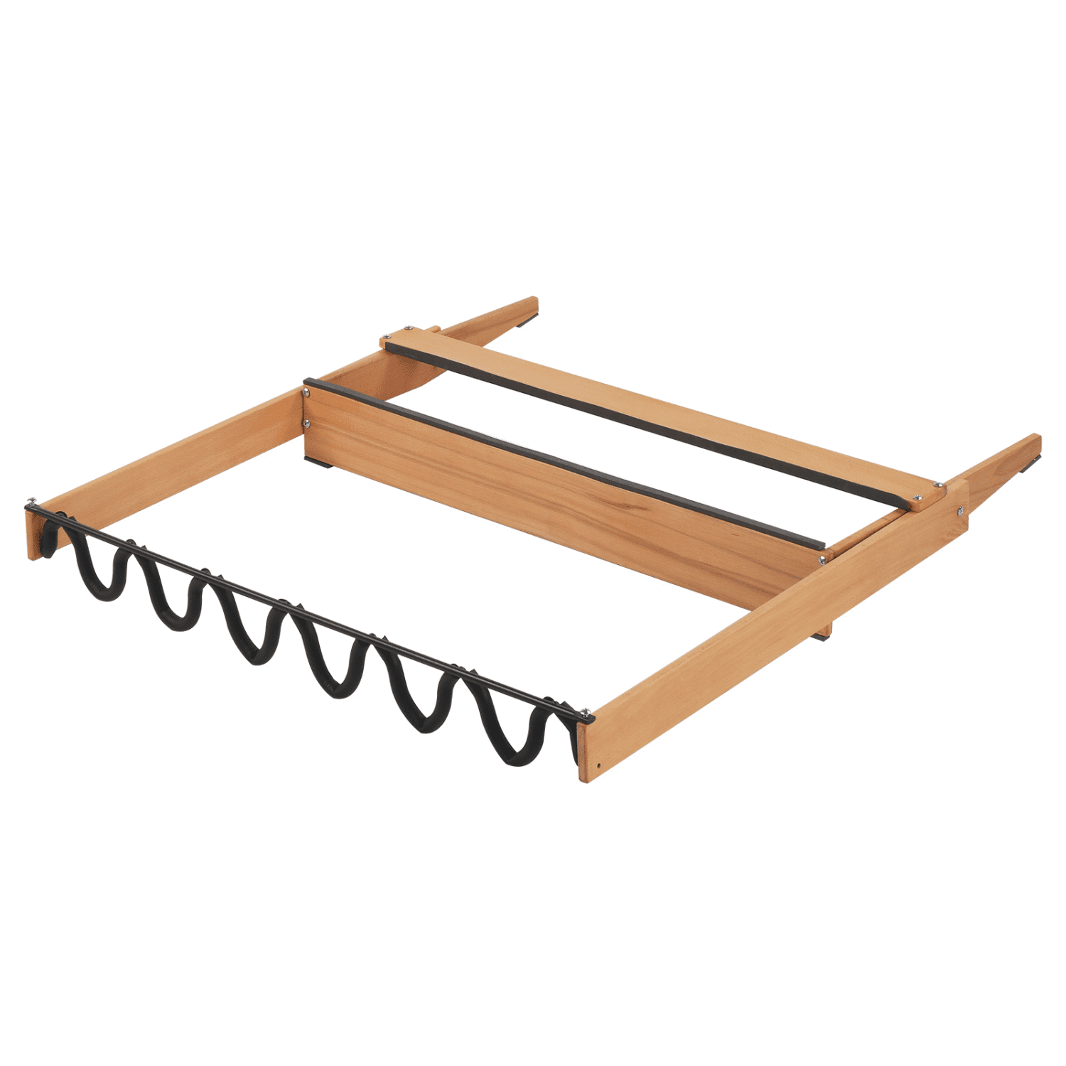 Hassch Hardwood Guitar Rack, Folding Instrument Rack Holder for Home Music Studio, Natural