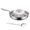 32cm, variant on Metal Cookware with Textured Lid & Spatula, Ergonomic Handle Enhanced Heat Distribution Cookware