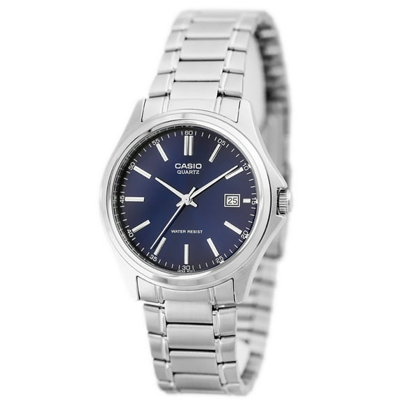 Casio Men’s Stainless Steel Watch with Blue Dial - MTP-1183A-2A