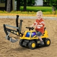 thumbnail image 4 of Costway Kids Ride on Excavator Digger Electric Construction Vehicles with  Lights & Music, 4 of 10