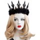 thumbnail image 1 of Diadema con corona negra YONGSHENG gótico oscuro Halloween tocado maquillaje, 1 of 5