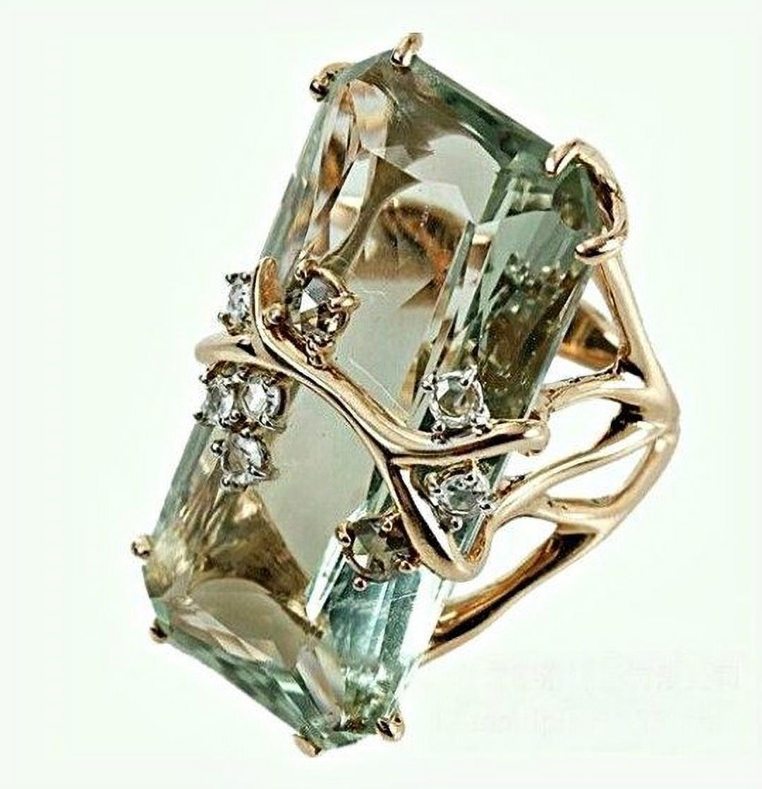 Sterling Silver ull Diamond Microinlaid Zircon Bee Ring Tortoise Sapphire Sizes 6-12