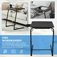 Veryke 2pcs Foldable TV Tray Table with Cup Holder, Custom Height