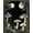 Black, Pattern 11, variant on ODIKA 8'x10' Washable Area Rug Non-Shedding, Easy Care, Halloween Gothic Mushroom Academia Moody Witchy Artifact Funky for King Size Bedroom Under Bed, Master Suite
