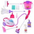 thumbnail image 1 of 1 Set 11Pcs Children Dust Collector Toys Cleaning Tool Toy Kit with No Battery, 1 of 8