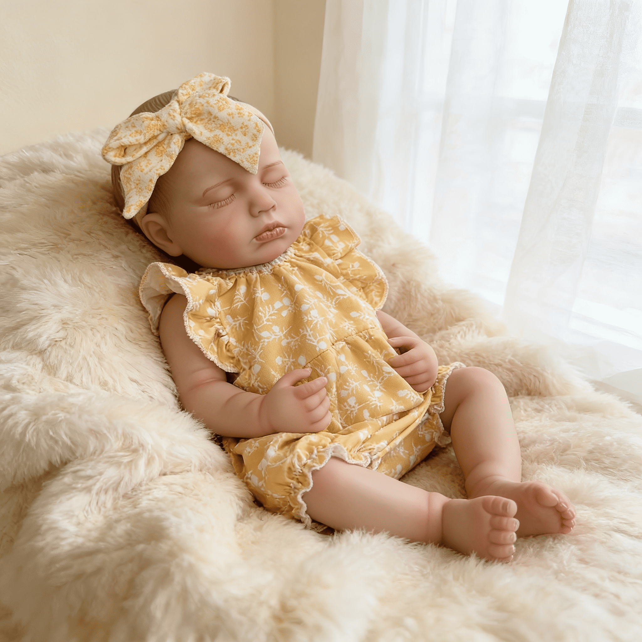 Dayoff Kids Lifelike Reborn Baby Dolls - 19 Inch Realistic Baby Doll (No Accessories) For Kids Age 3+