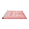 thumbnail image 2 of Ahgly Company Machine Washable Indoor Square Oriental Red Traditional Area Rugs, 7' Square, 2 of 4