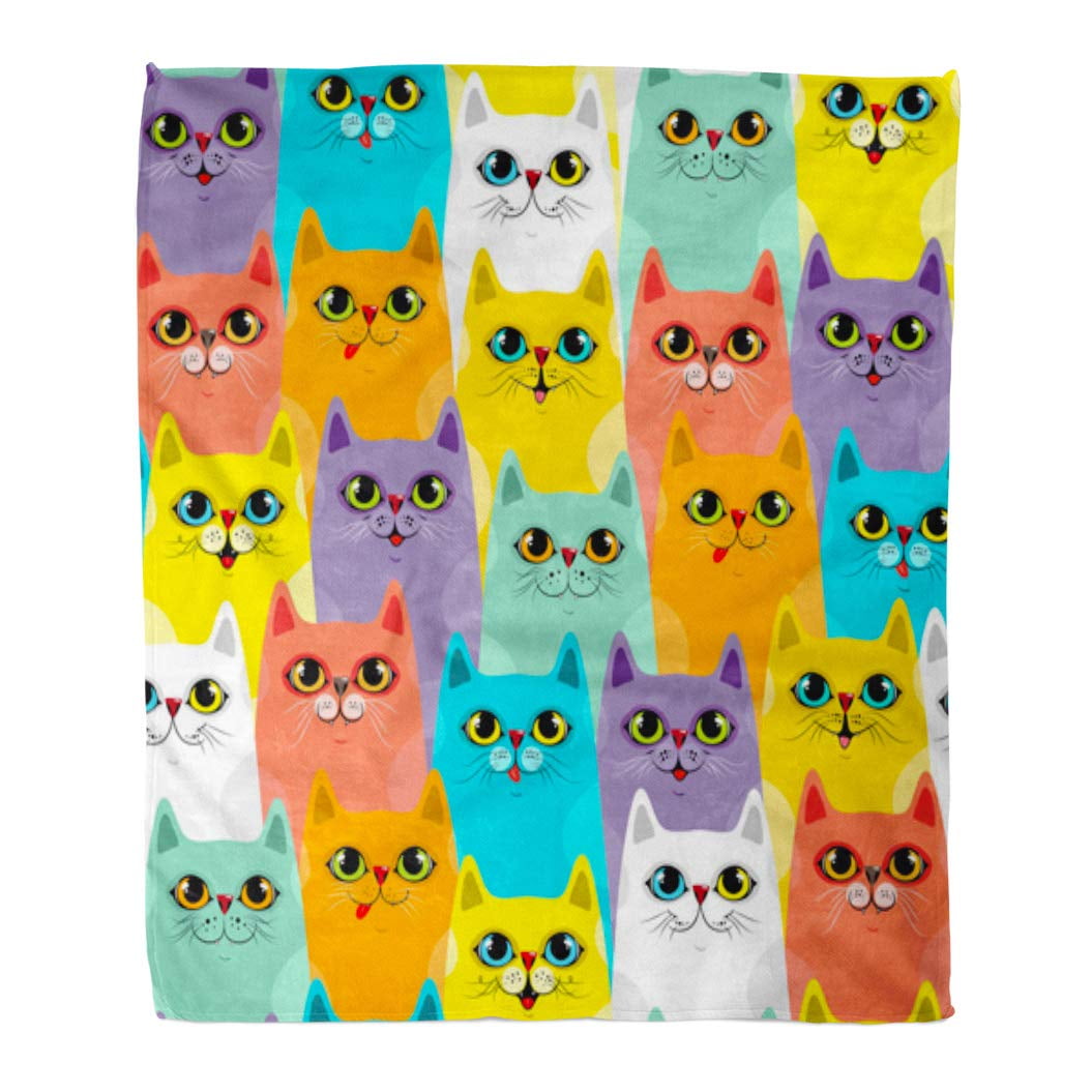 Cute White Cat on Pink Stripes Throw Blanket Soft Warm Bed Couch Fuzzy Blanket Lightweight Cozy Sofa Fleece Blanket Home Decor Siesta Camping Travel for Kids Adults 50 x 60 Inch Cute White Cat on Pink Stripes Throw Blanket Soft Warm Bed Couch Fuzzy Blanket Lightweight Cozy Sofa Fleece Blanket Home Decor Siesta Camping Travel for Kids Adults 50 x 60 Inch