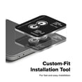 thumbnail image 5 of Ringke Camera Lens Frame Glass [Individual Lens Cover] for Galaxy Z Flip 7, 9H Tempered Glass Multi-Layer Anti-Fingerprint - Black, 5 of 11