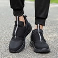 thumbnail image 5 of Diabetic Shoes for Men on Orthopedic Adjustable Sneakers Wide Comfortable Walking Breathable Swollen feet Barefoot Shoe for Relief Foot Pain Neuropathy, 5 of 9