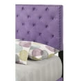 thumbnail image 6 of Glory Furniture Suffolk Glam Wood Tufted Upholstered Bed, Twin, Purple/Black/Multi-color, 6 of 7