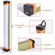 thumbnail image 4 of Barra De Luz Magnética Para Tienda De Campaña, Lámpara Magnética Recargable, 4 Modos 400 Lúmenes, Lámpara De Camping Recargable Usb Con Batería Externa De 1200mah, Li De Emergencia, 4 of 4