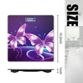thumbnail image 2 of High Precision Body Weight Scale Smart Bathroom Scales with Large LCD Display(400lbs),Decorative for Bedroom-Glowing Purple Butterflies Against Background Of Stars In Space, 2 of 4