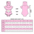 thumbnail image 4 of Littleforbig Cotton Romper Onesie Pajamas Bodysuit - Teddy Bear Onesie Pink X-Small, 4 of 7
