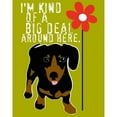 thumbnail image 3 of Oliphant, Ginger 12x14 Black Modern Framed Museum Art Print Titled - Big Deal, 3 of 5