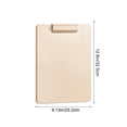 thumbnail image 3 of Yhmxh A4 Plastic Clipboard with Swing Top Clip, Smooth Writing Hard Document Board, Lightweight Shatterproof File Holder with Hanging Hole for Office Paper Sorting Daily Document Organizer, 3 of 6