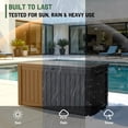 thumbnail image 6 of MINDYES 150 Gallon Resin Deck Box, Outdoor Storage Box for Garden Tools & Patio Cushions, Black, 6 of 8