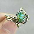 thumbnail image 4 of QQTDFG 925 Silver Plated Turquoise Ring for Women Wedding Party Jewelry Rings SZ 6-13-Turquoise #14-8, 4 of 4