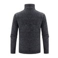 thumbnail image 5 of Abomasnow 2025 Men Turtleneck Sweater Long Sleeve Cable Knit Sweaters Slim Fit Mock Neck Twisted Pullover M-3XL, 5 of 6