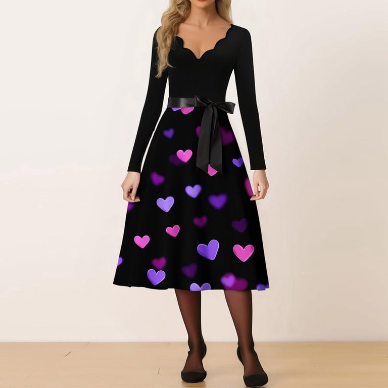 dark purple fit and flare dress Women's Dark Purple Round Neck Half Sleeve Self Design Fit & Flare Georgette Maxi Dress