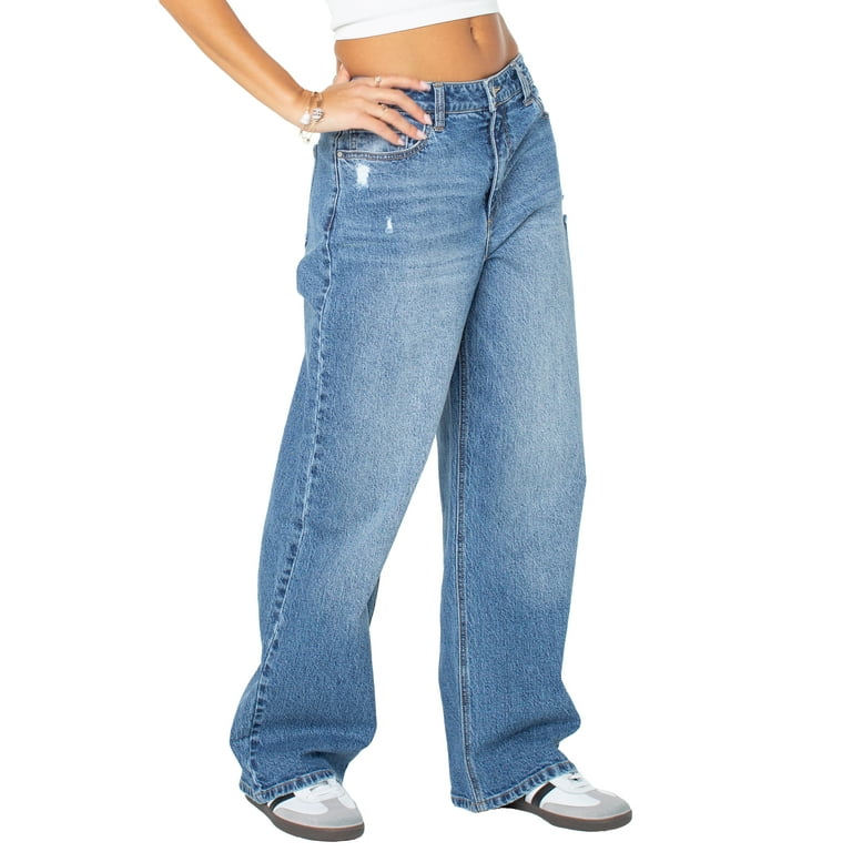 celeb Celebrity Pink Juniors Slouchy Wide Leg - Walmart.com
