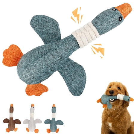 Robustduck-Designed for Heavy Chewers, 2026 New Indestructible Dog Toy, Robustduck Dog Toy, Extreme Goose for Heavy Chewers (Blue)