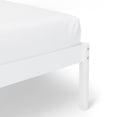 thumbnail image 6 of Mainstays Kids Full Size Wood Platform Bed Frame, White, 6 of 8