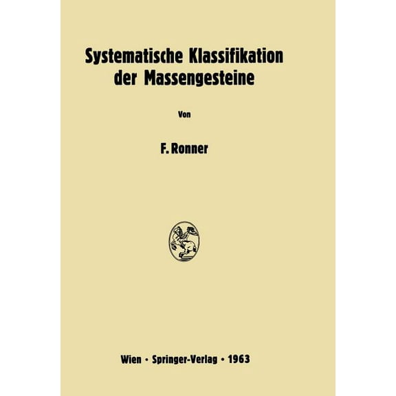 Systematische Klassifikation Der Massengesteine, (Paperback)