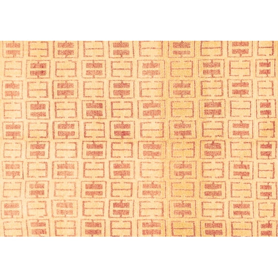Ahgly Company Indoor Rectangle Abstract Brown Modern Area Rugs, 8' x 12'