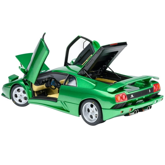 Lamborghini Diablo SE30 Verde Mic/Green Metallic 1/18 Model Car by Autoart