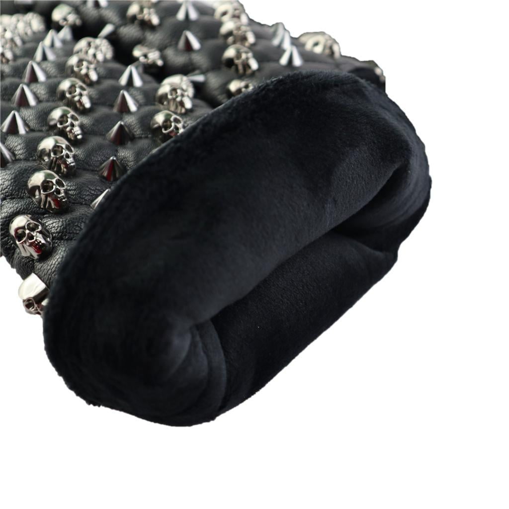 funtasica Golf Putter covers for head, Synthetic Leather golf Covers & Skull Rivet Design - Compact & Portable