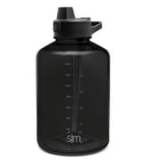 Simple Modern 64 Fluid Ounces Plastic Summit Water Bottle with Straw Lid - Midnight Black