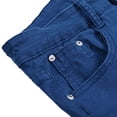 thumbnail image 2 of Defitshape Men's Denim Pant Ripped Jeans Button Destroyed Curvy Long Stretch Shredded Pocket Pants Royal Blue 32, 2 of 4