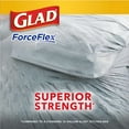 thumbnail image 4 of Glad Forceflex Tall Kitchen Trash Bags (Pack of 36), 4 of 9